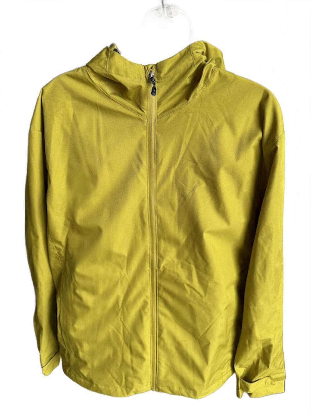 Swiss Tech Rain Jacket Chartreuse Hooded XL